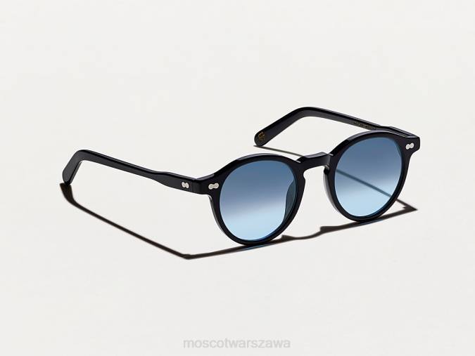 okulary 4TN2831 dżinsowy niebieski Moscot miltzen black z niestandardowymi odcieniami