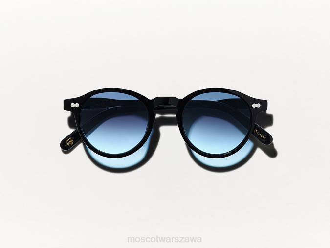 okulary 4TN2831 dżinsowy niebieski Moscot miltzen black z niestandardowymi odcieniami