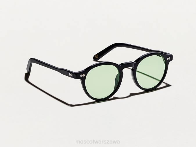 okulary 4TN2840 światło wapienne Moscot miltzen black z niestandardowymi odcieniami
