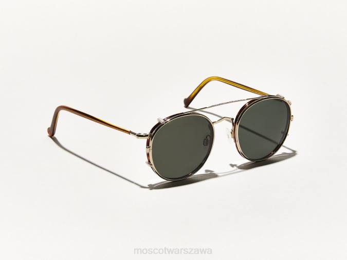 okulary 4TN2863 złoto Moscot klip zev