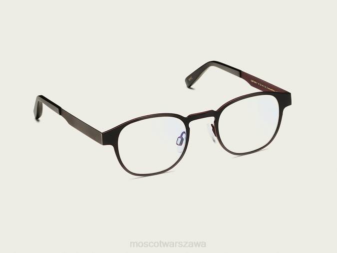 okulary 4TN2873 węgiel drzewny/wino Moscot lemtosh-t z filtrem światła niebieskiego