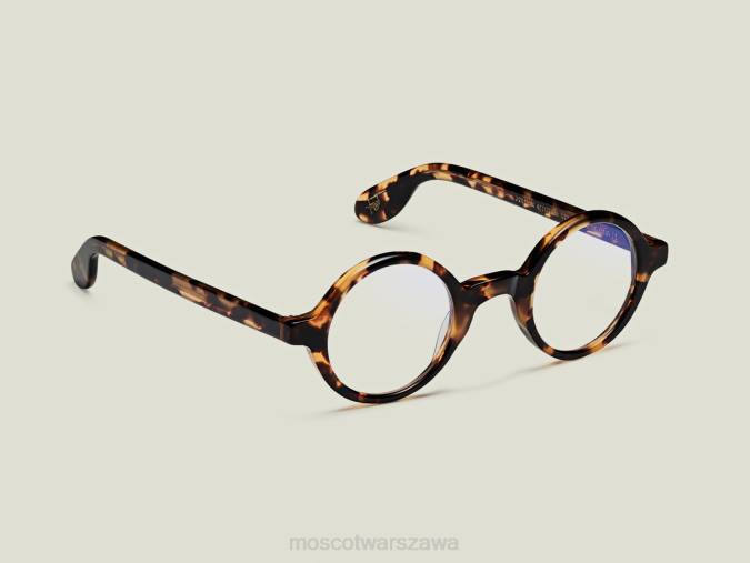 okulary 4TN2882 klasyczna Hawana Moscot zolman z filtrem światła niebieskiego