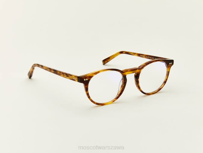 okulary 4TN2902 rocznik żółwia Moscot Frankie z filtrem światła niebieskiego
