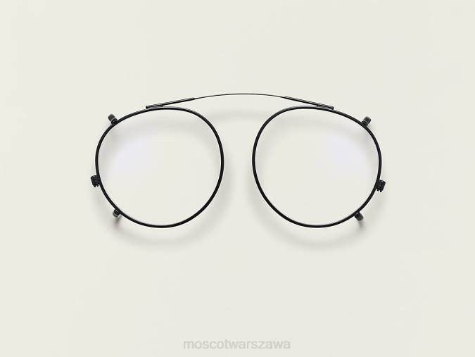 okulary 4TN2905 matowa czerń Moscot Clipzen z filtrem światła niebieskiego