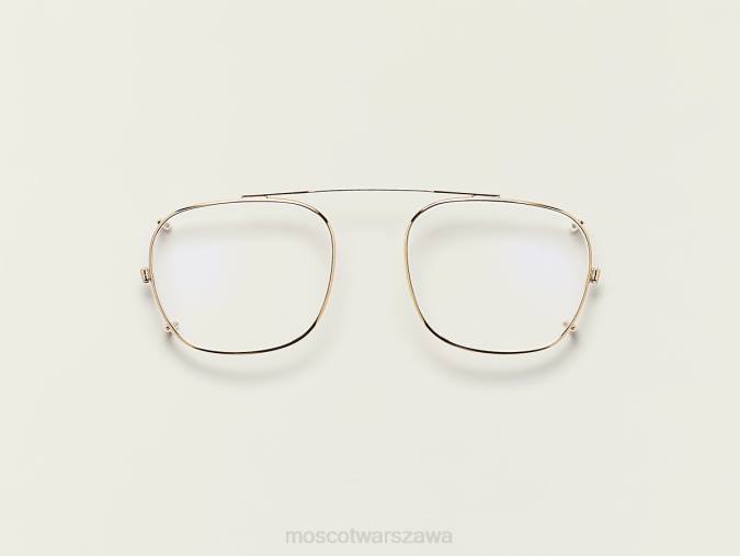 okulary 4TN2910 złoto Moscot klips Schlep z filtrem światła niebieskiego