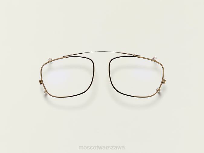 okulary 4TN2912 mosiądz Moscot Alex Clip z filtrem niebieskiego światła